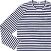 COMME des GARCONS × Osamu Harada キャラクター&ハート Border L/S Tee WHITExNAVY画像