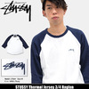 STUSSY Thermal Jersey 3/4 Raglan 114989画像