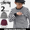 STUSSY Classic Stripe Jersey L/S Crew 114965画像