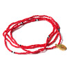 CRIMIE MARIA BEADS NECKLACE (RED) C1G3-C1F3-AC11画像