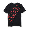 NIKE AS M NK AIR MAX FLAIR SS TEE BLACK/UNIVERSITY RED AJ0065-016画像