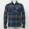 THE FLAT HEAD F-SNO-201L ワイドスプレッドブロックチェックシャツ201L画像