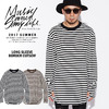 M.S.M.L. LONG SLEEVE BORDER CUTSEW M1G3T-CS01画像