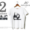 REMI RELIEF ''2人'' モザイクプリント スペシャル加工 プリントTシャツ RN1721-3232画像