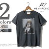 REMI RELIEF ''メガネ'' モザイクプリント スペシャル加工 プリントTシャツ RN1721-3233画像