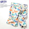 SUN SURF by MASKED MARVEL COTTON SEERSUCKER SHORTS "PINEAPPLE HEAVEN" SS51657画像