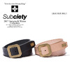 Subciety LEATHER BELT 103-81187画像