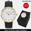 nixon The Porter Leather Gold/Black Japan Limited NA10582523画像