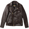 VANSON C2 SLIM FITTED SOFT COW LEATHER DARK BROWN画像
