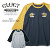 CLUCT EMBROIDERED TIGER 3/4 RAGLAN 02522画像
