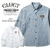 CLUCT BRUSHED CHAMBRAY WORK SHIRT 02547画像