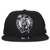 NEW ERA BOSTON CELTICS TEAM-BASIC SNAPBACK BLACKxWHITE FFNE2735224画像