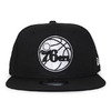 NEW ERA Philadelphia 76ers TEAM-BASIC SNAPBACK BLACKxWHITE FFNE2735219画像