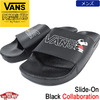 VANS × PEANUTS Slide-On Black VN-0004KIOQS画像