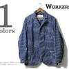 Workers Lot 200, Sack Coat, Indigo Discharge Print, Double Dot画像