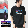 patagonia ショップ ステッカー コットン Tシャツ 39041画像