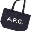A.P.C. DENIM TOTE BAG/17OFF D.NAVY画像