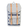 Herschel Supply Co LITTLE AMERICA BACKPACK Light Grey Crosshatch Stripe 10014-01458-OS画像