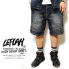 LEFLAH WASH DENIM SHORTS -BLUE- LEFSP06-1705SSI画像