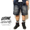 LEFLAH WASH DENIM SHORTS -BLUE- LEFSP06-1705SSI画像
