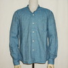 THE FLAT HEAD Club Label BAND COLLAR SHIRT CL-SH001画像