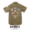 AVIREX キッズ military ワッペン シャツ 421017112画像