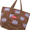 Supreme 666 Denim Tote BROWN画像