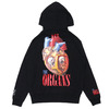 UNDERCOVER THE ORGANS HOODIE BLACK画像