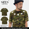 PROJECT SR'ES Star Printed Cutting Camouflage S/S Crew KNT01301-1画像