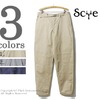 SCYE BASICS ワイドテーパード チノパン 5117-83523画像