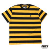 FNTY - Flying Ninety OVERSIZED BORDER TEE BLACKxYELLOW画像