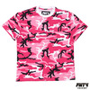 FNTY - Flying Ninety CAMO OVERSIZE TEE PINK画像