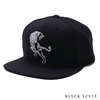 BLACK SCALE TIGER SNAPBACK BLACK BM17-HW06画像