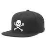 BLACK SCALE SKULL & BONES SNAPBACK画像