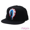 MISHKA MELTDOWN KEEP WATCH SNAPBACK CAP BLACK MSS171706画像