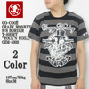 GO-COO!! CRAZY MONKEY S/S BORDER T-SHIRT "ROCK'N ROILL" CZM-8302画像