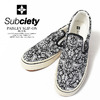 Subciety PAISLEY SLIP-ON -BLACK- 103-89181B画像