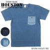 HOUSTON DENIM POCKET TEE 21378画像
