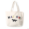 MAISON KITSUNE TOTE BAG MAISON FOX KUX8759画像