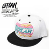 LEFLAH LOGO CAP -WHITE/BLACK- LEFCAP01-1704SSC画像