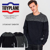 TOYPLANE 2-TONE KNIT SWEATER TP17-FKN01画像