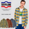 TOYPLANE CHECK FLANNEL SHIRT画像