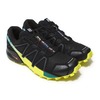 SALOMON SPEEDCROSS 4 BLACK/EVERGLADE/SULPHUR SPRING L39239800画像