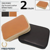 FRED PERRY Zip Around Leather Billfold Wallet JAPAN LIMITED F19829画像