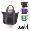 X-girl LIGHTWEIGHT 2WAY TOTE 5173005画像