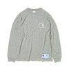 Champion LONG SLEEVE T-SHIRT OXFORD GREY C3-L422-070画像