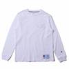 Champion LONG SLEEVE T-SHIRT WHITE C3-L422-010画像