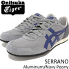 Onitsuka Tiger SERRANO Aluminum/Navy Peony D7L4L-9649画像