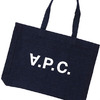 A.P.C. V.P.C. SHOPPING BAG M INDIGO画像