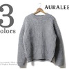 AURALEE SUPER MILLED RIB KNIT P/O A7SP03RW画像